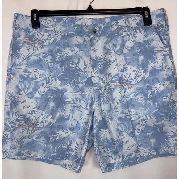 Columbia Men's Washed Out Floral Print Blue 8" Ins Size 42 - Picture 1 of 7